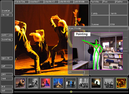 Capture preview for real-time movement interpretation